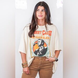 Daydreamer Johnny Cash Live In Concert Tee- Brand New With Tags